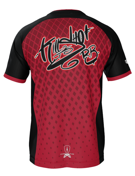 Killshot Racquetball |Team Jersey - Killshot RB Jerseys (Red-Black)