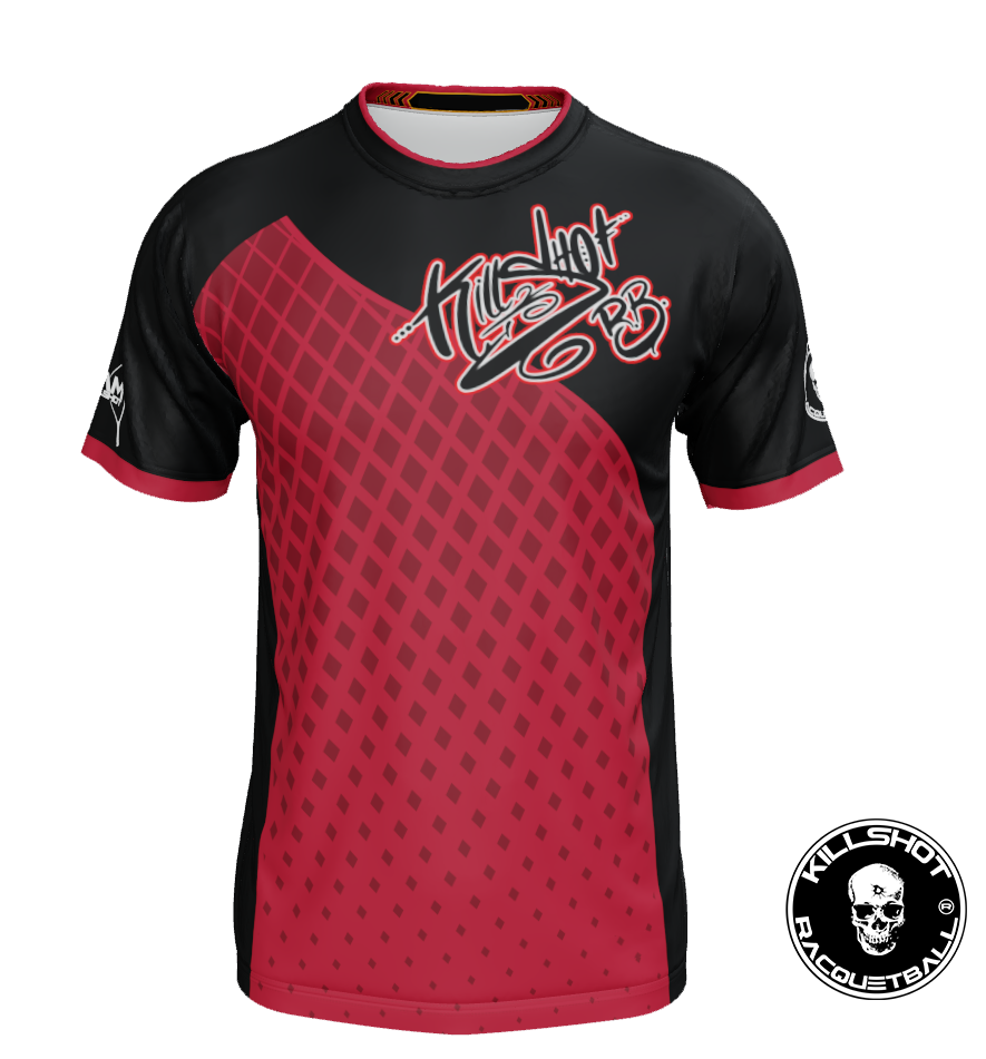 Killshot Racquetball |Team Jersey - Killshot RB Jerseys (Red-Black)