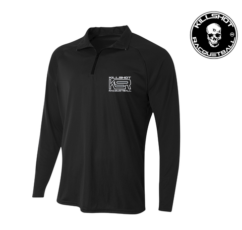 Killshot Racquetball | Tournament T- Long Sleeve 1/4 zip KSR