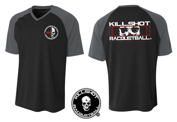 Killshot Racquetball | Performance T V-Neck | Half Court