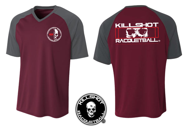 Killshot Racquetball | Performance T V-Neck | Half Court