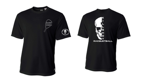 Killshot Racquetball | Half Skull Performance T- Short Sleeve