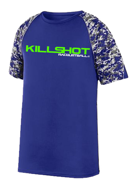 Killshot Racquetball | COLOR BLOCK DIGI CAMO | Performance T