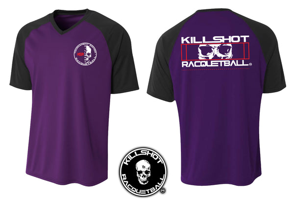 Killshot Racquetball | Performance T V-Neck | Half Court