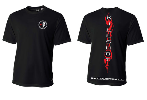 Killshot Racquetball | Performance T- Short Sleeve Black Tribal