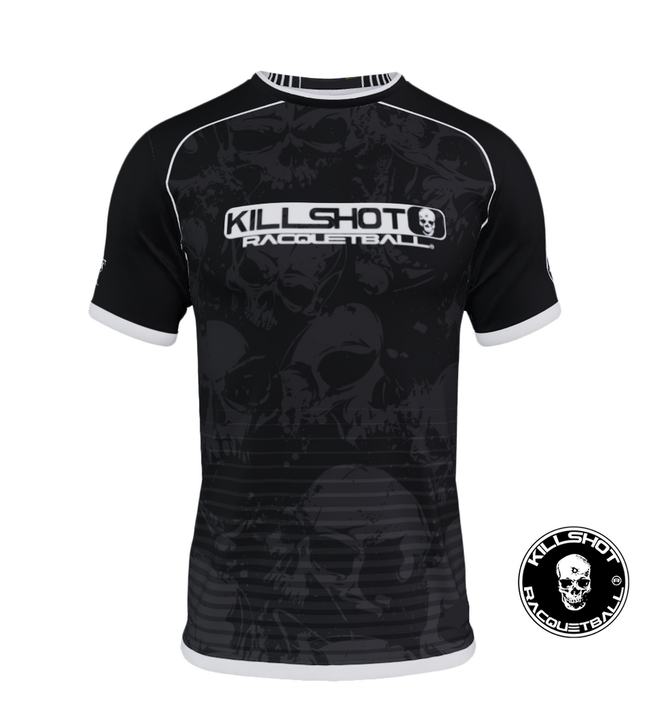 Killshot Racquetball |Team Jersey - Gamer Skull Black Phase 3