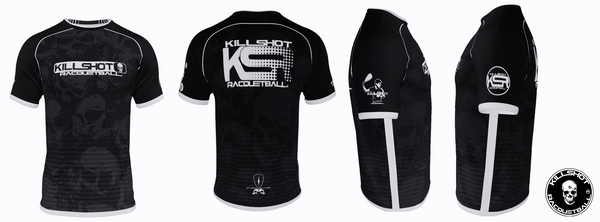 Killshot Racquetball |Team Jersey - Gamer Skull Black Phase 3