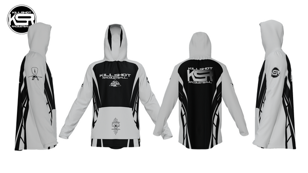 Killshot Racquetball |LightWeight Hoodie | White