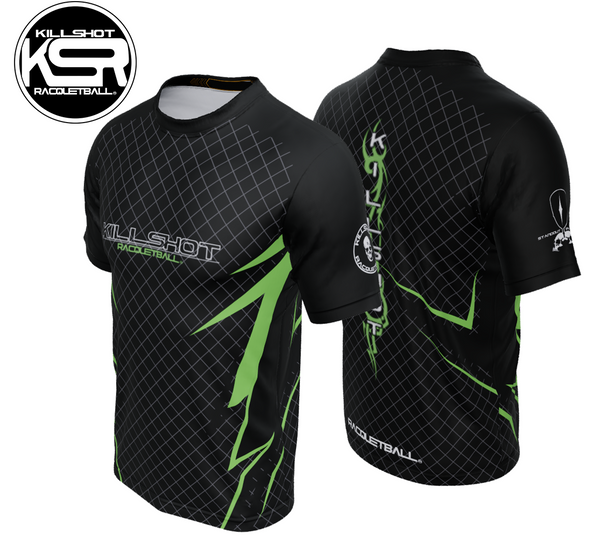 Killshot Racquetball |Team Jersey - Green Fire Jersey