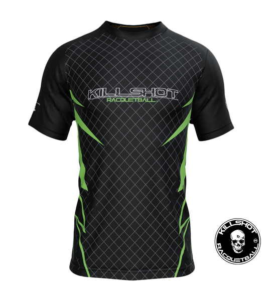 Killshot Racquetball |Team Jersey - Green Fire Jersey