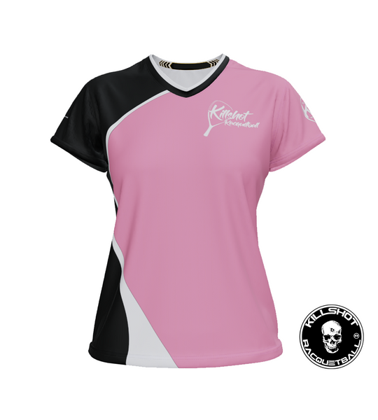 Killshot Racquetball |Team Jersey - Ladies Killshot Jersey | Black and Pink