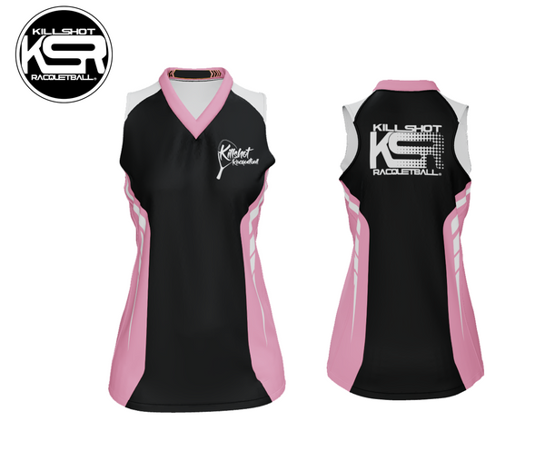 Killshot Racquetball |Team Jersey - Ladies Killshot Jersey | Pink Sleeveless