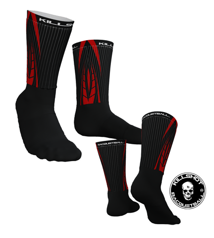 Killshot Racquetball | Socks | Cobra Red