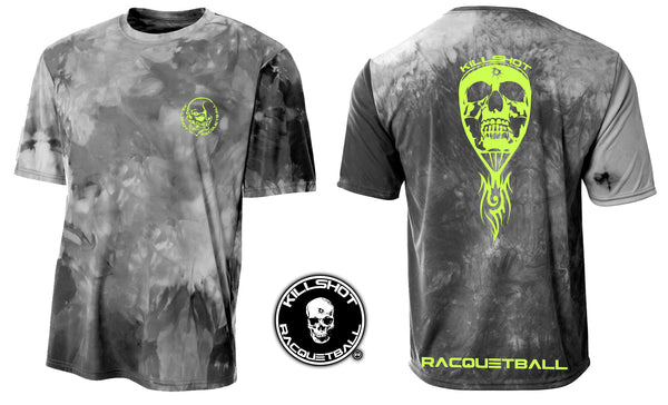 Killshot Racquetball |Skull Racquet Performance T- Short Sleeve
