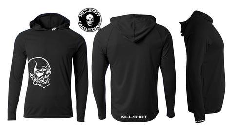 Killshot Racquetball Performance Hoodie - T- Long Sleeve | Skull