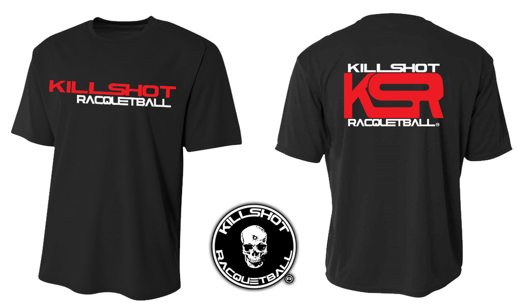 Racquetball Performance T- Short Sleeve  | KSR KillShot Red - KSR