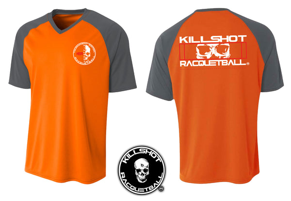 Killshot Racquetball | Performance T V-Neck | Half Court